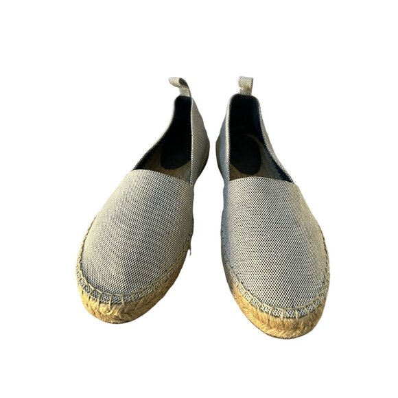 Celine Canvas Espadrilles Slip On Navy Blue Made in Spain Size 40 - Picture 2 of 10